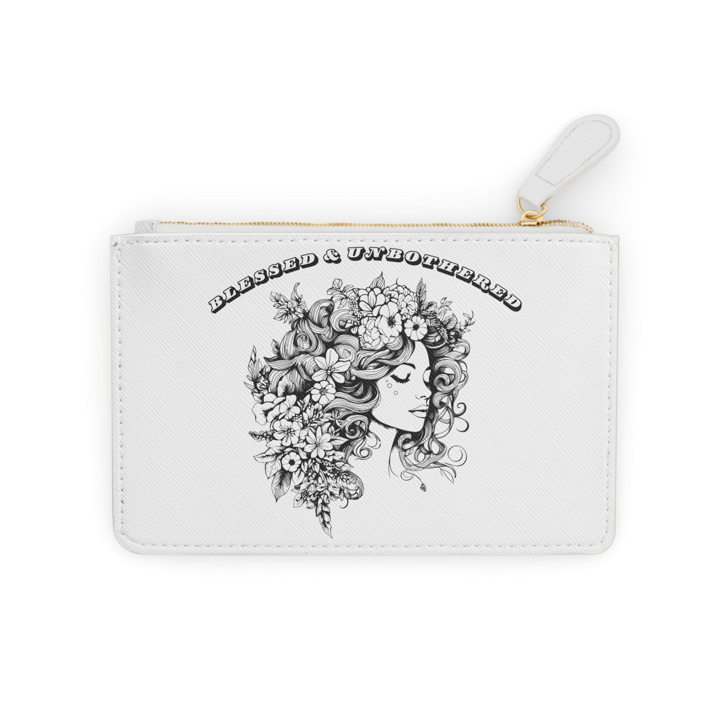 Blessed and unbothered Mini Clutch Bag