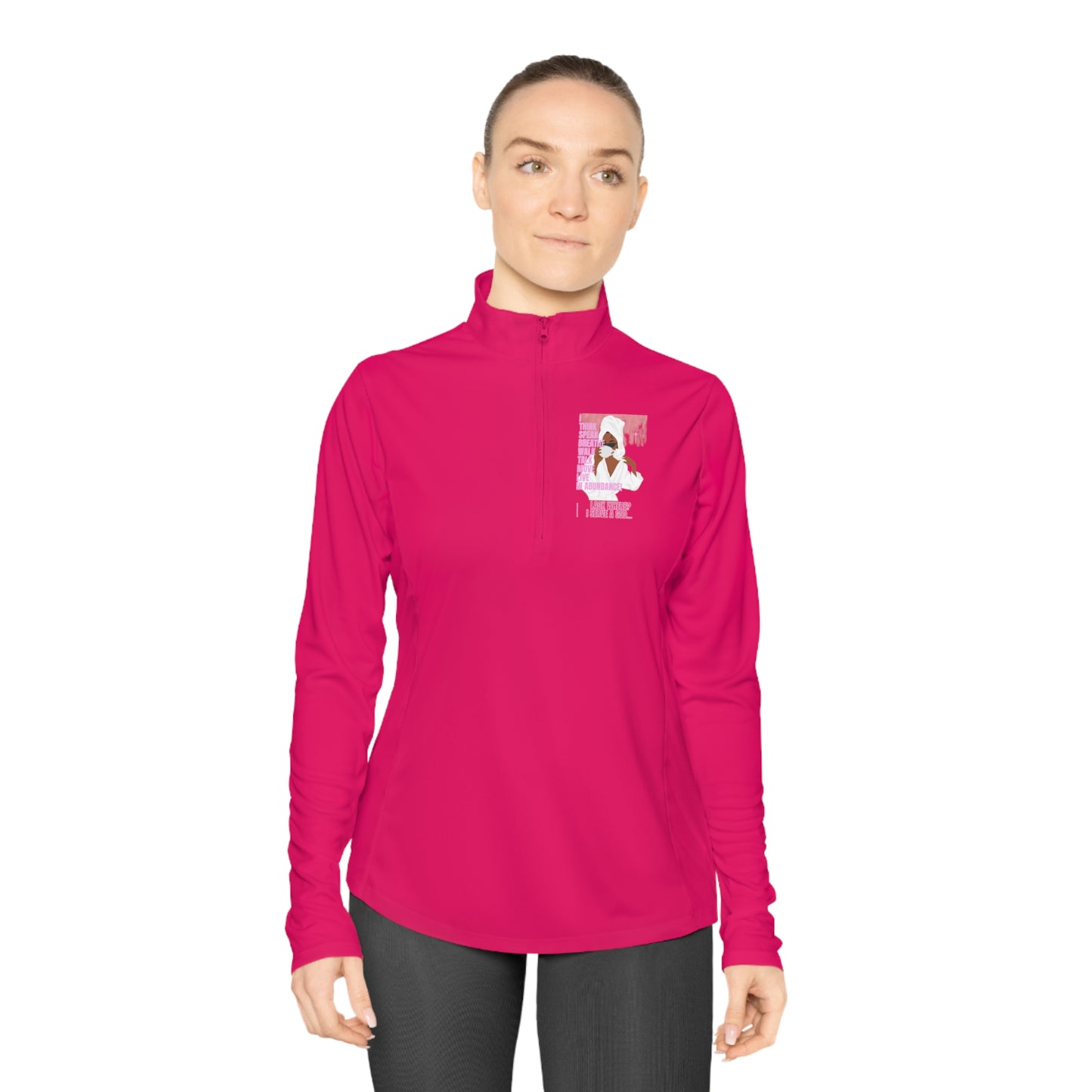 Abundance Ladies Quarter-Zip Pullover