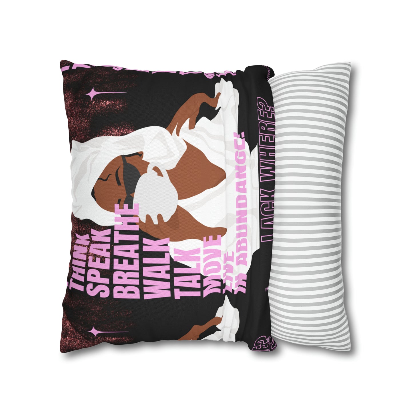 Women's abundance Spun Polyester Square Pillow Case