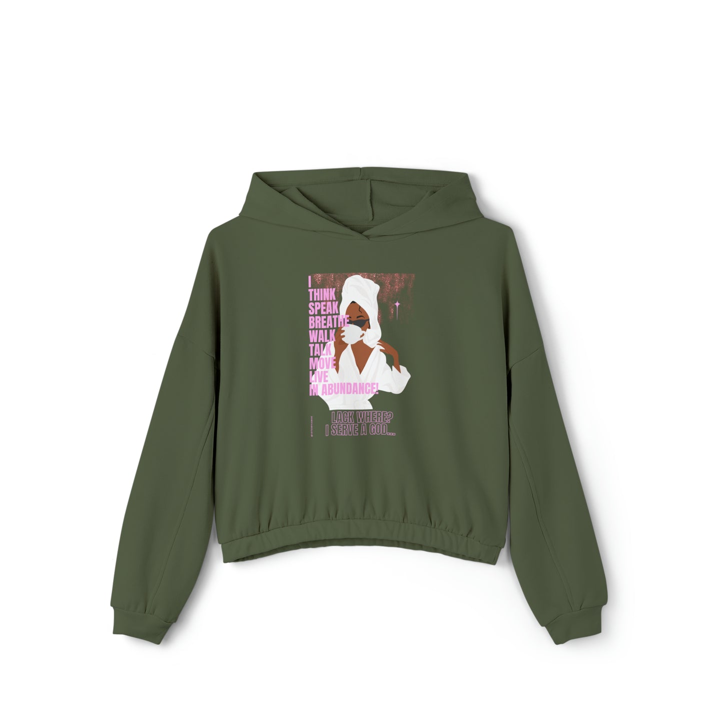 Abundance hoodie! Women's Cinched Bottom Hoodie