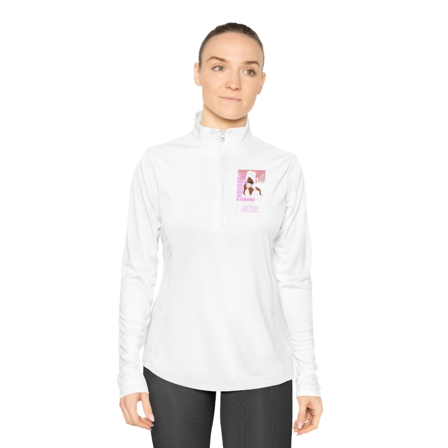 Abundance Ladies Quarter-Zip Pullover