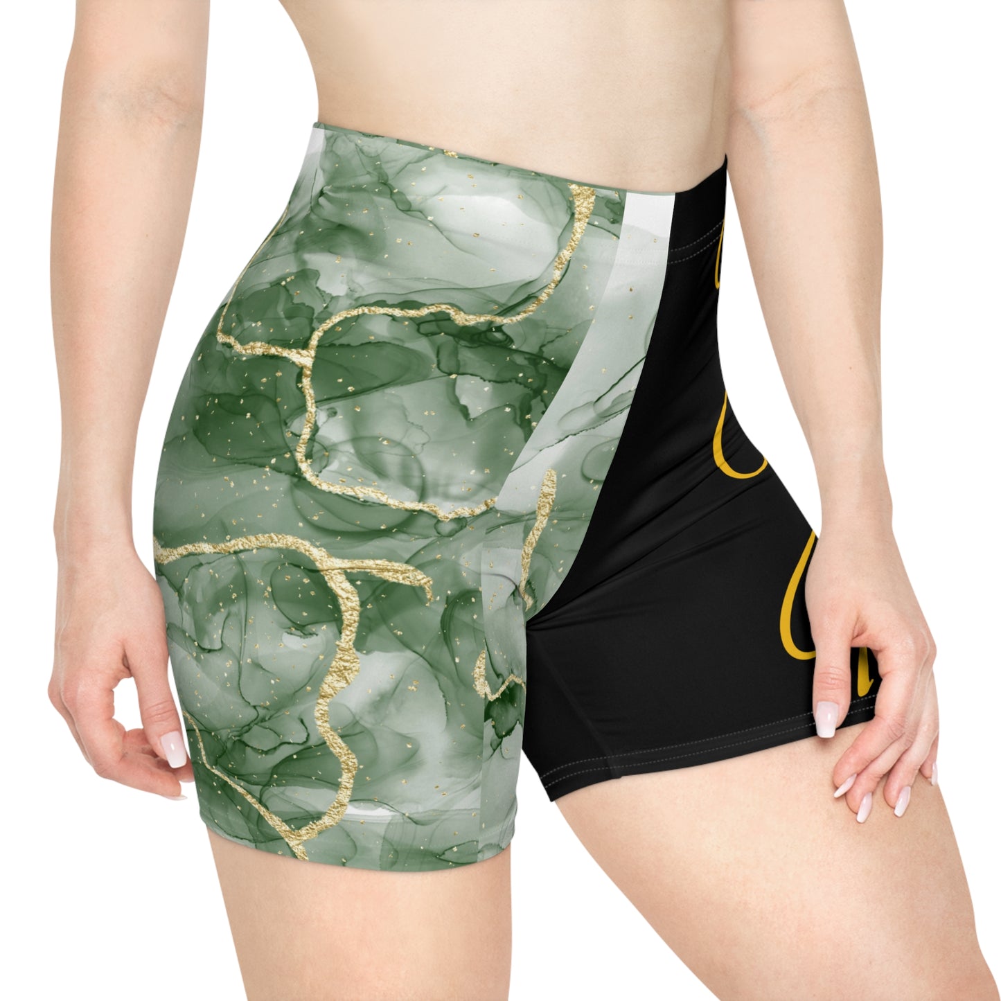 Faith over fear Women's Biker Shorts (AOP)