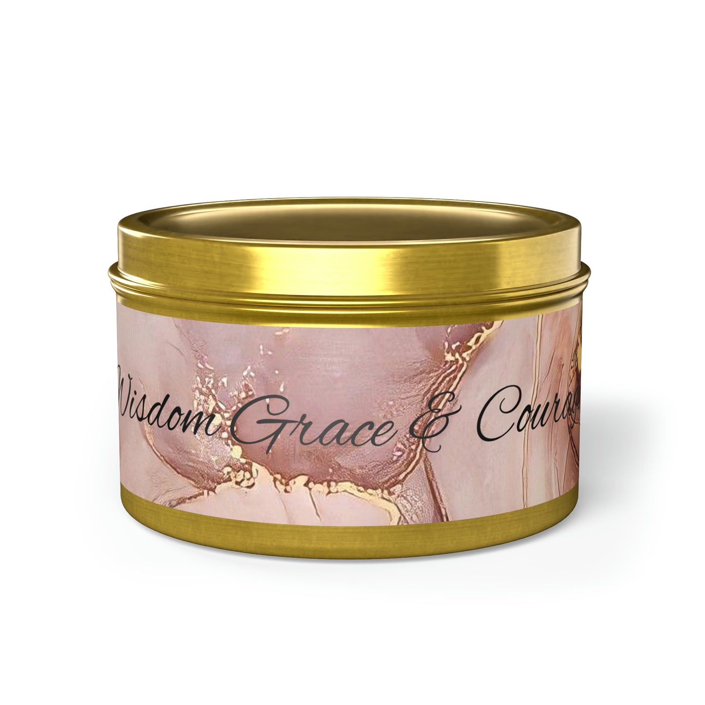 Mindful wisdom Grace and Courage Tin Candles