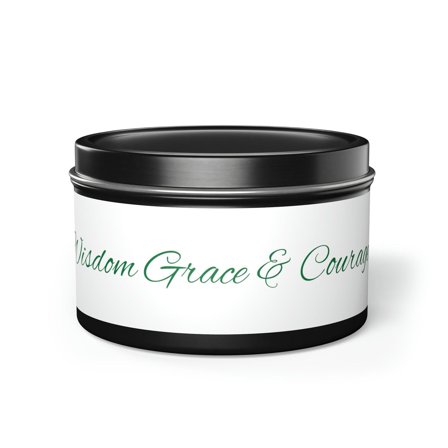 Mindful wisdom Grace and Courage Tin Candles