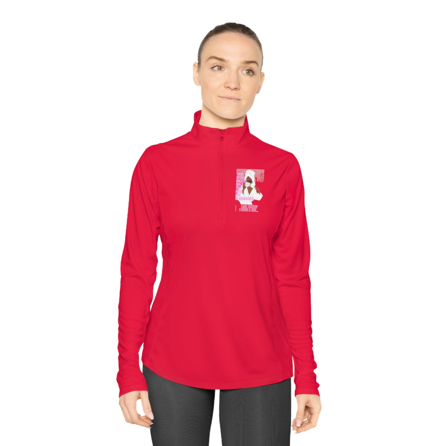 Abundance Ladies Quarter-Zip Pullover