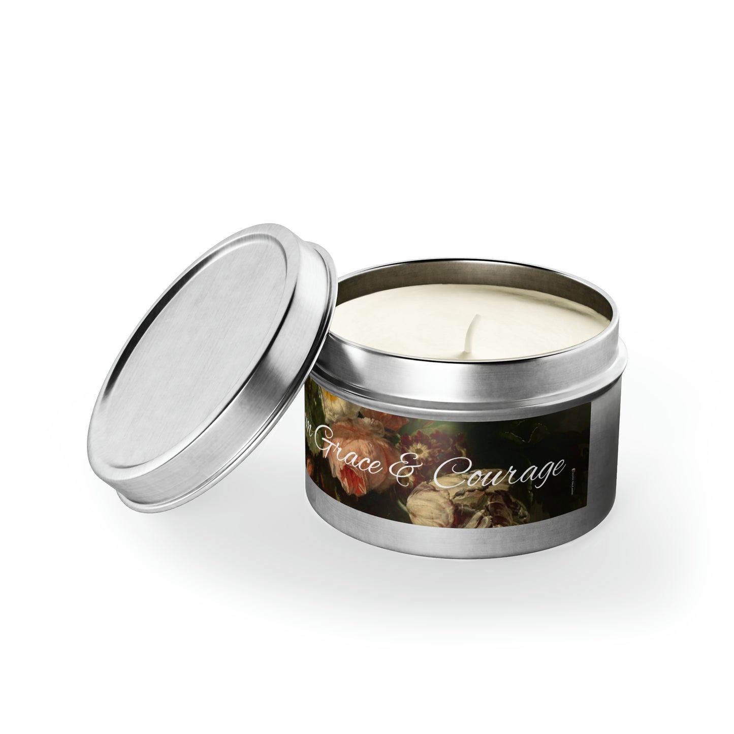 1Mindful wisdom Grace and Courage Tin Candles