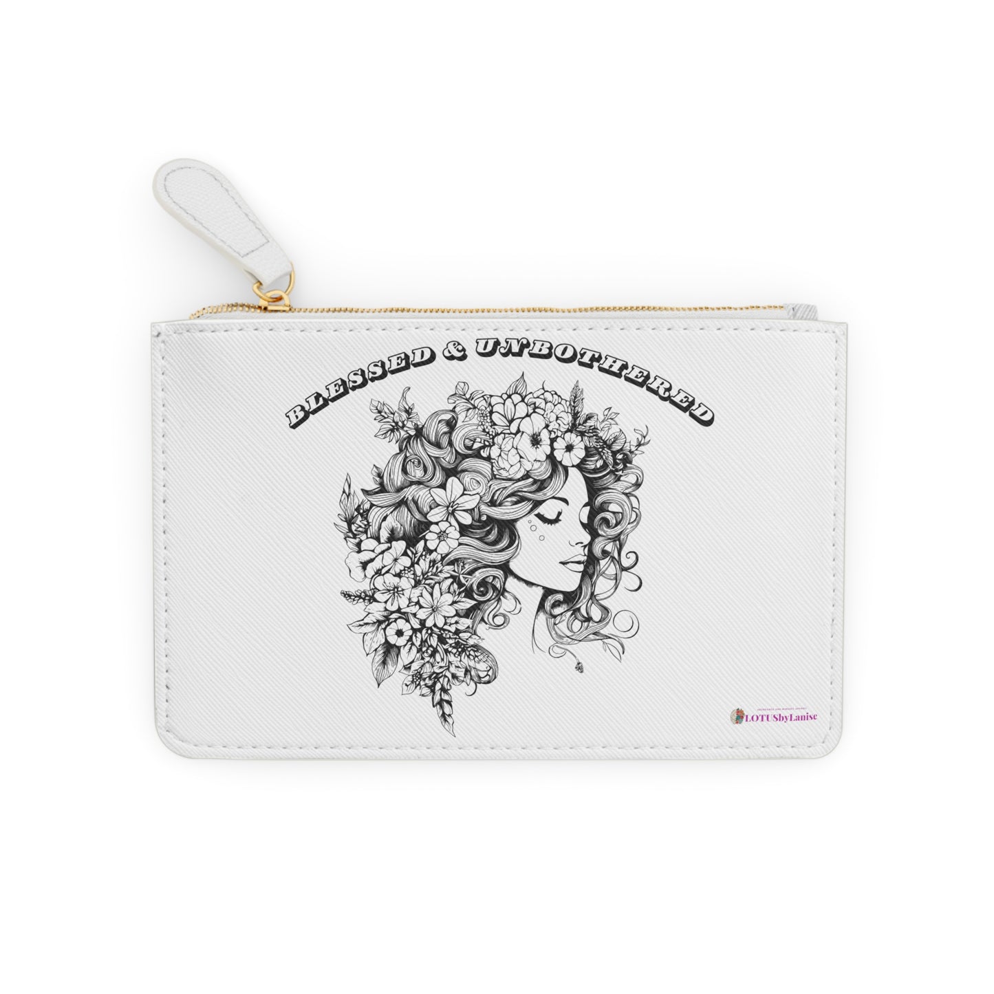 Blessed and unbothered Mini Clutch Bag