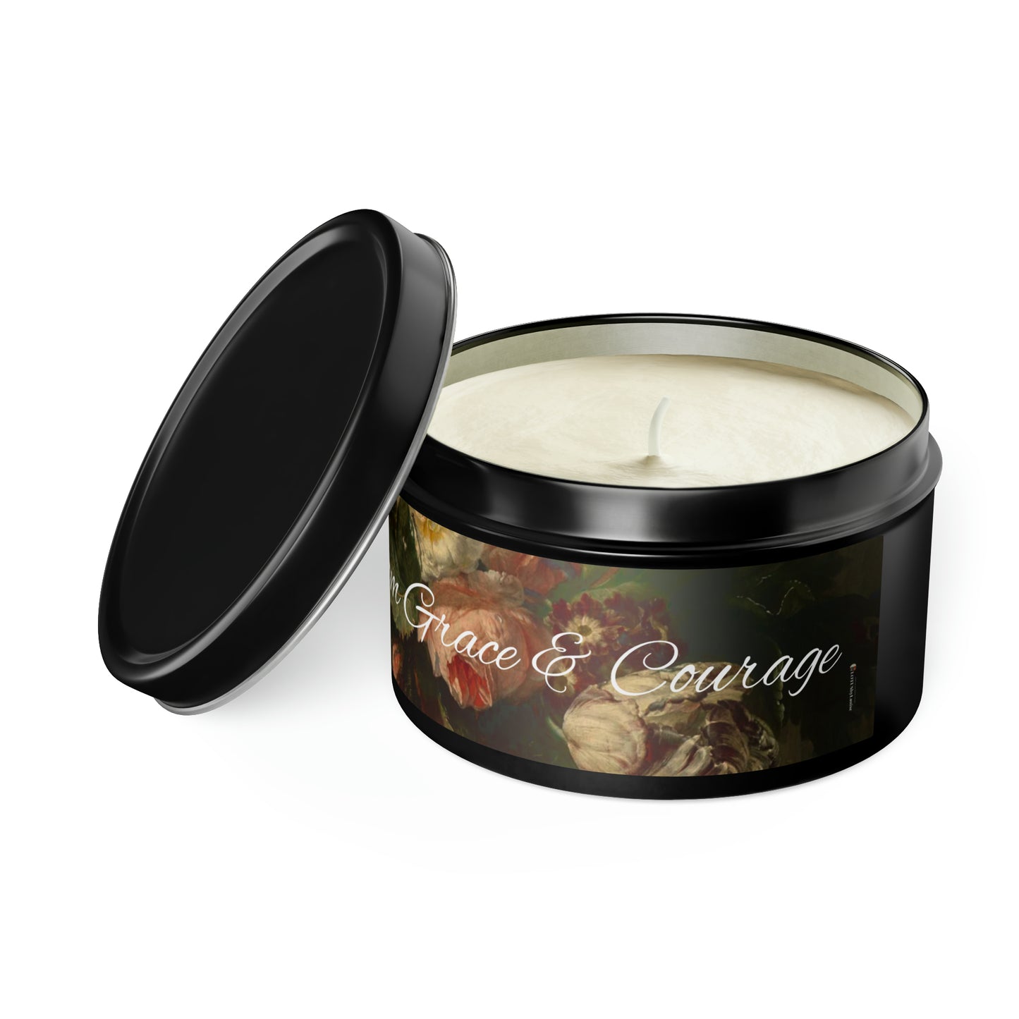 1Mindful wisdom Grace and Courage Tin Candles