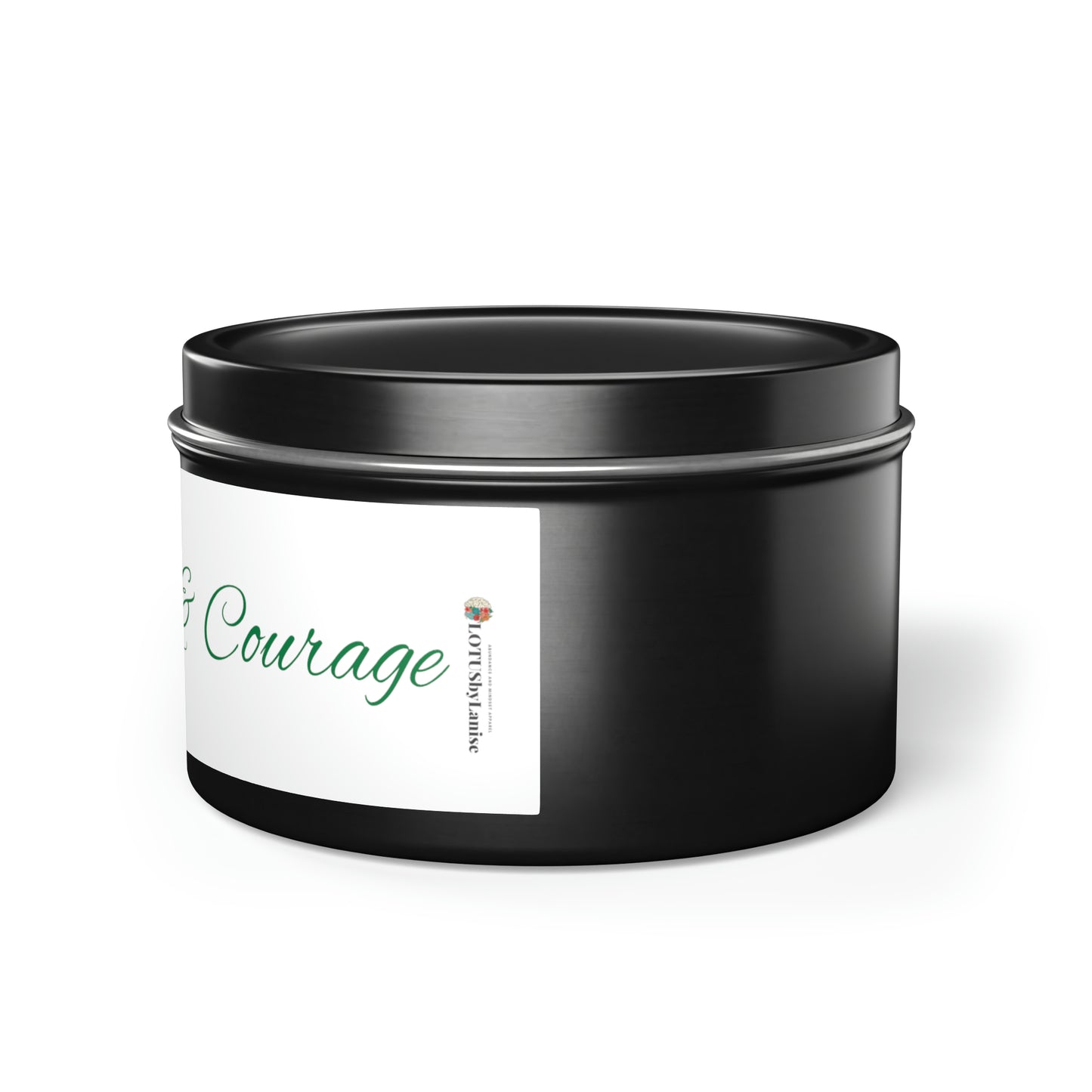 Mindful wisdom Grace and Courage Tin Candles