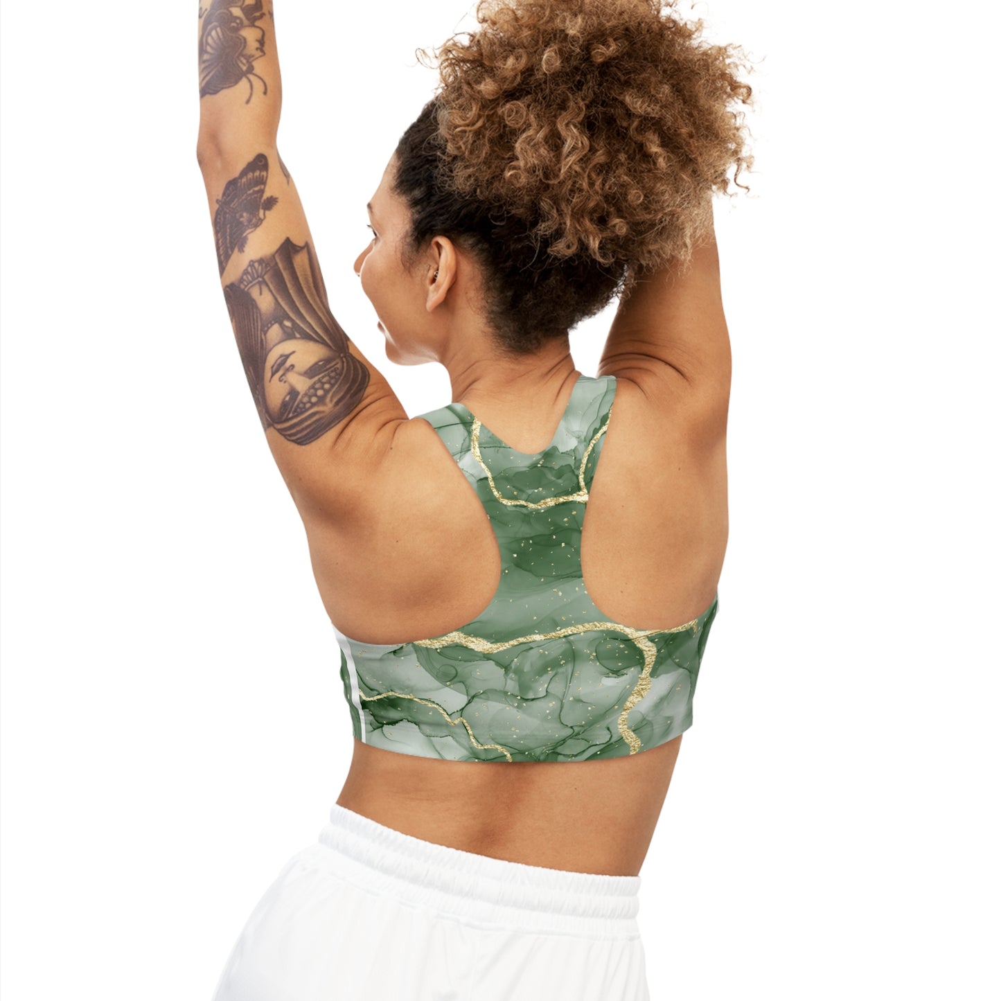 Faith over fear Seamless Sports Bra (AOP)