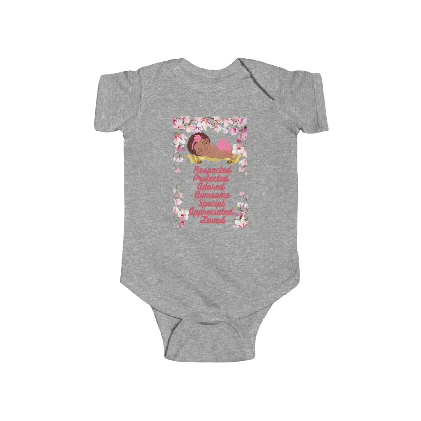 You are loved Infant Fine Jersey Bodysuit