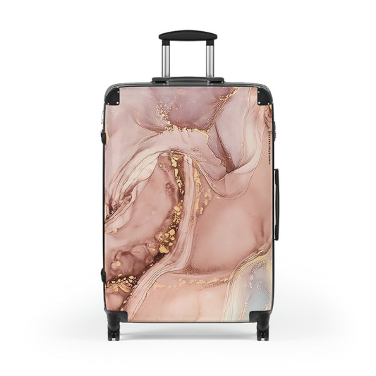 Pink Marble Suitcase