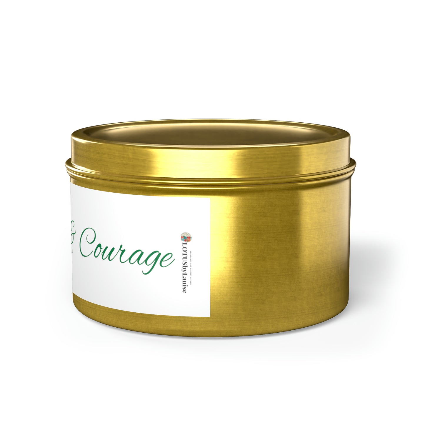 Mindful wisdom Grace and Courage Tin Candles