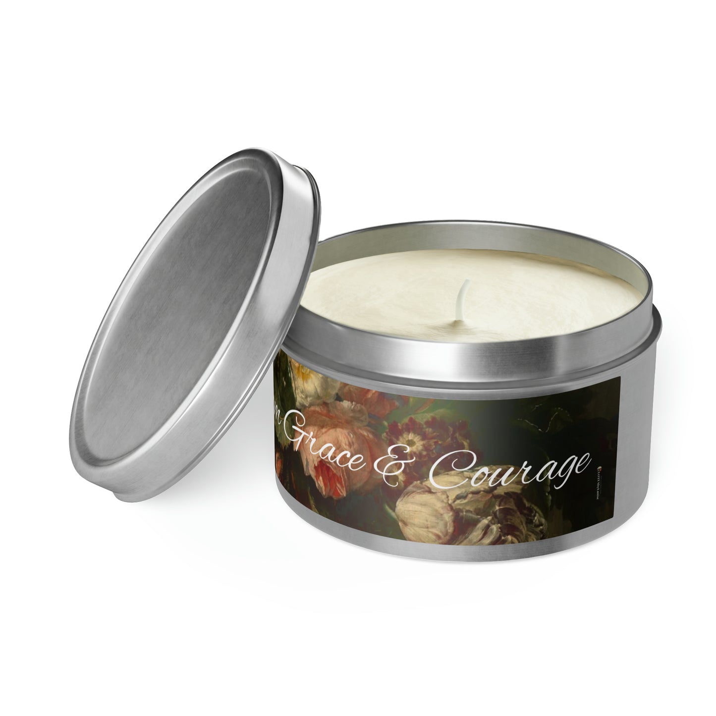 1Mindful wisdom Grace and Courage Tin Candles