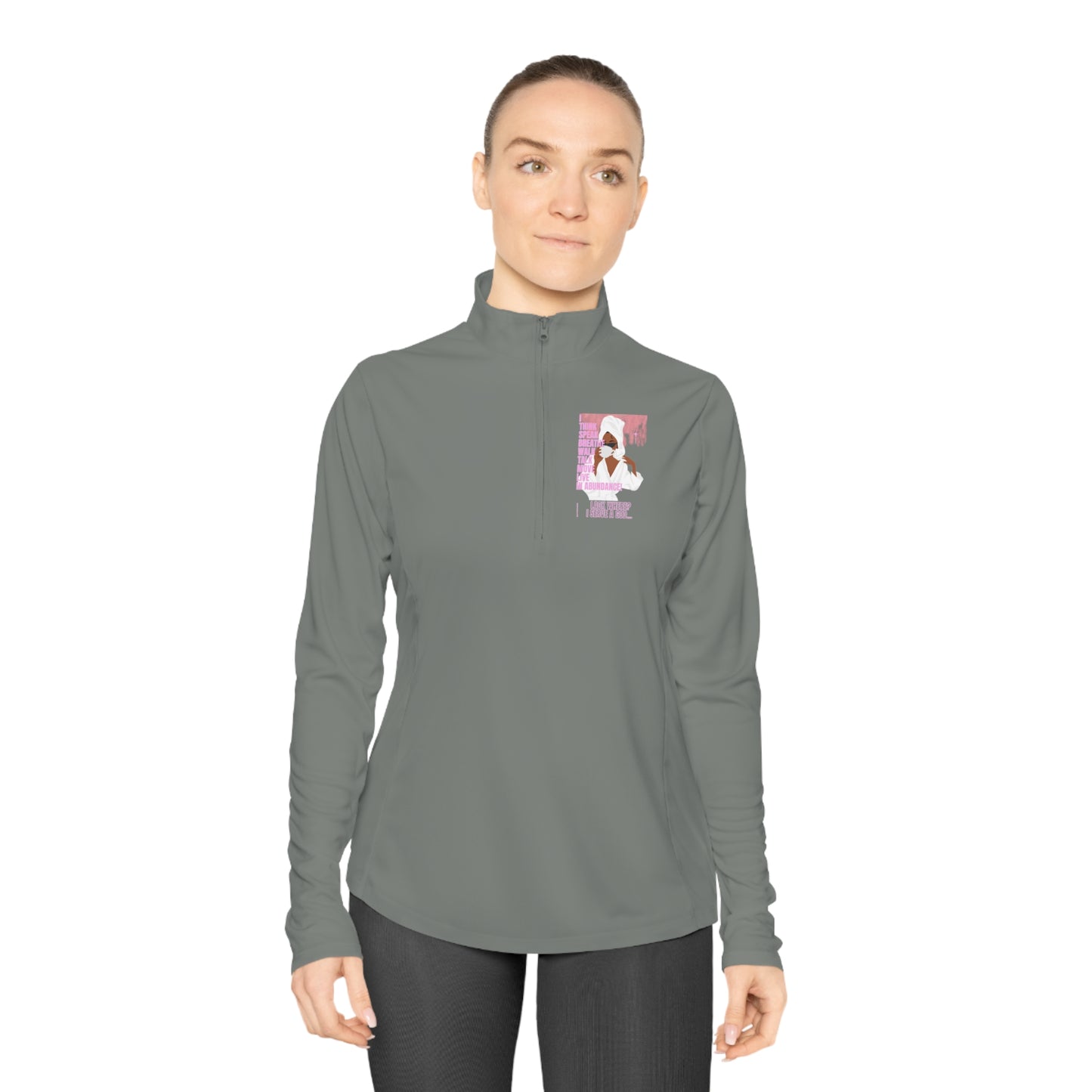 Abundance Ladies Quarter-Zip Pullover