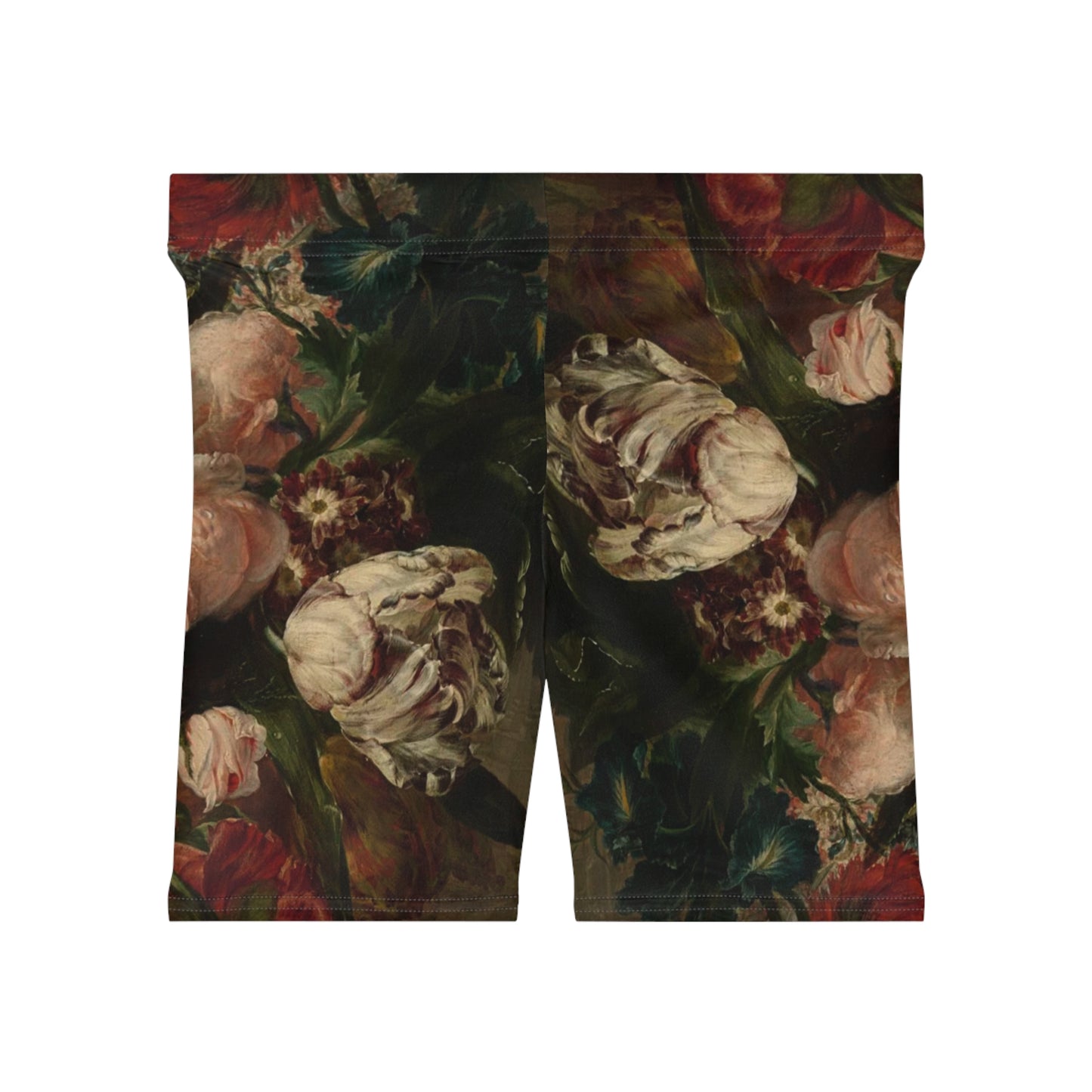 Vintage Rose Women's Biker Shorts (AOP)