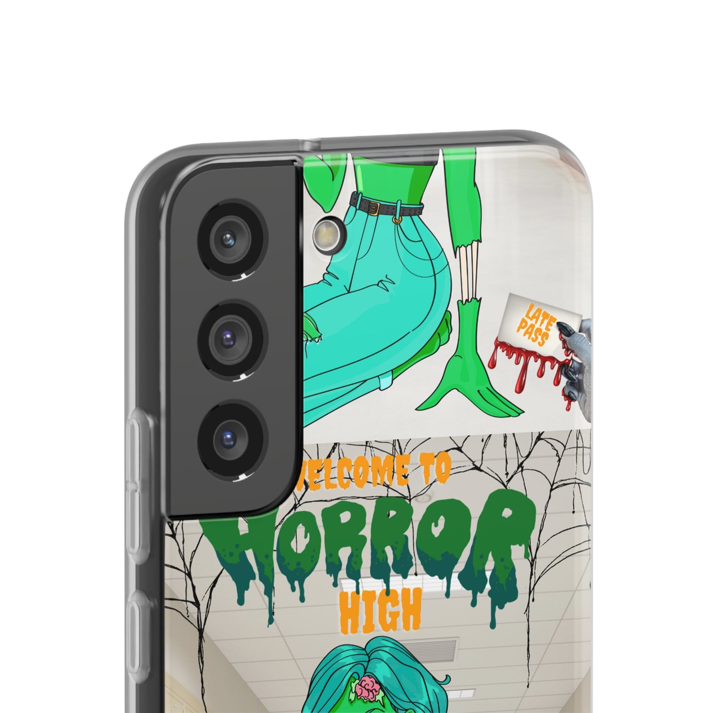 Horror high zombie girl Flexi Cases