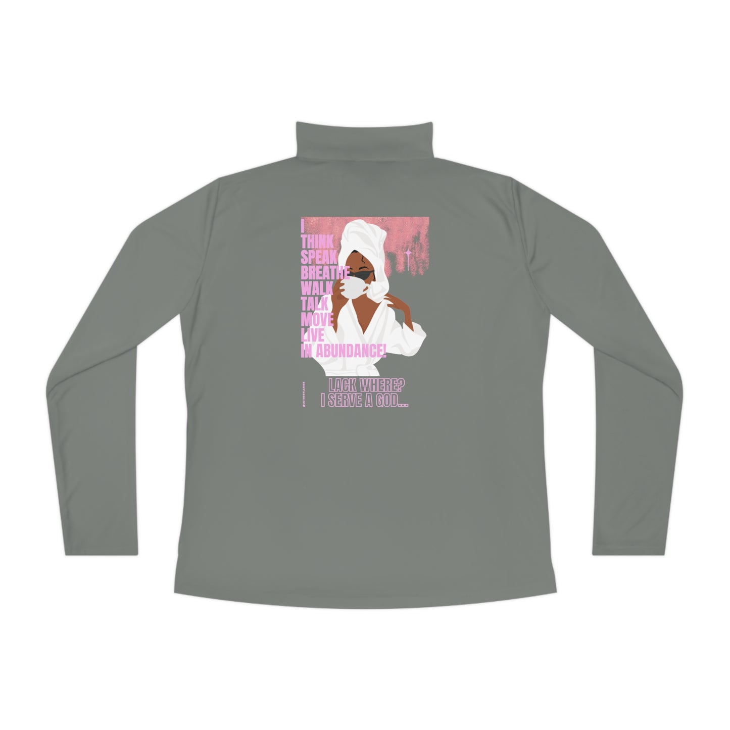 Copy of Abundance Ladies Quarter-Zip Pullover