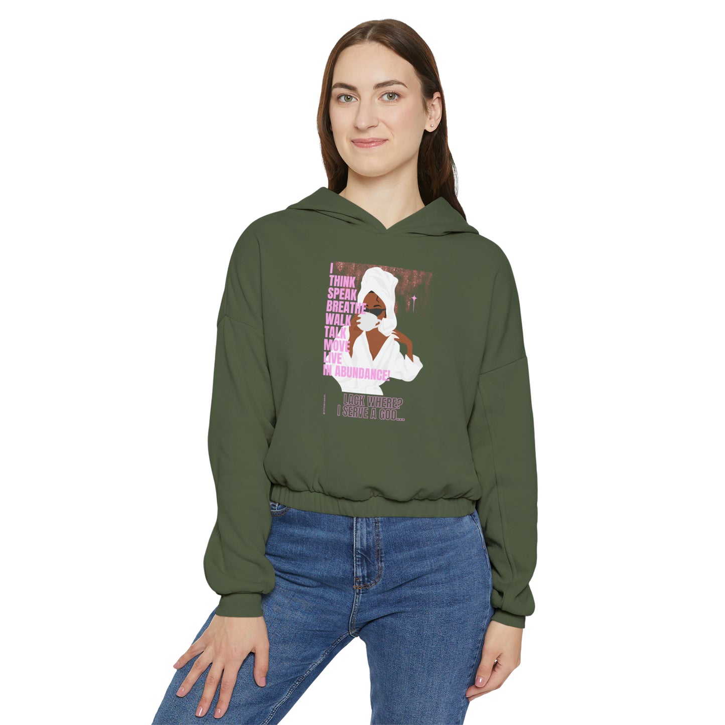 Abundance hoodie! Women's Cinched Bottom Hoodie