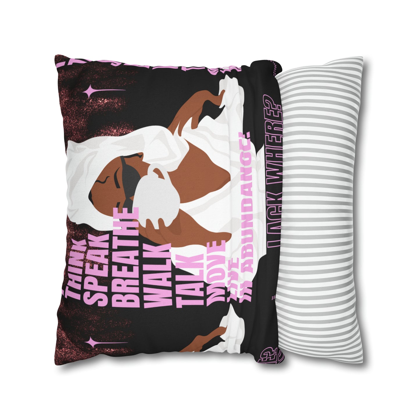 Women's abundance Spun Polyester Square Pillow Case