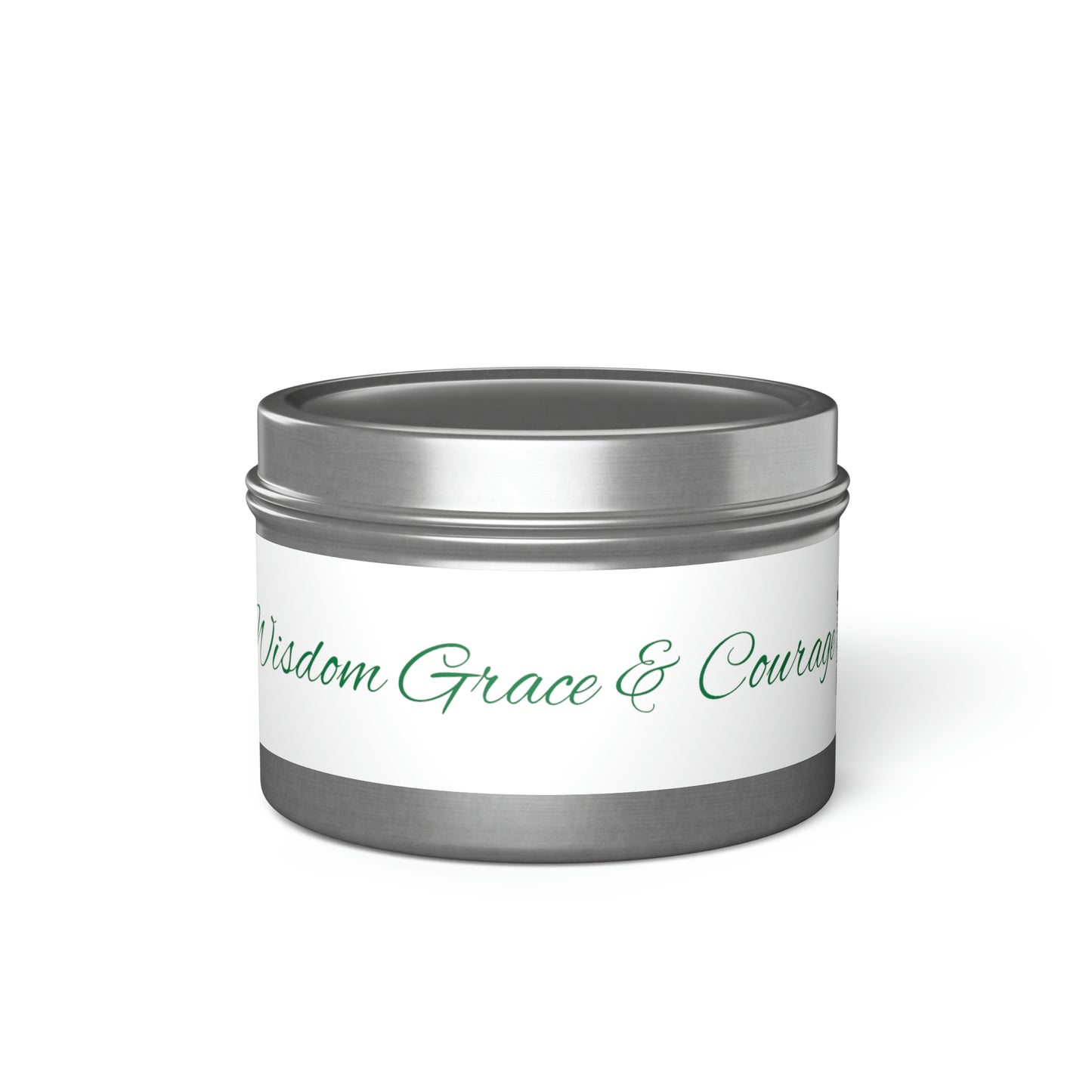 Mindful wisdom Grace and Courage Tin Candles