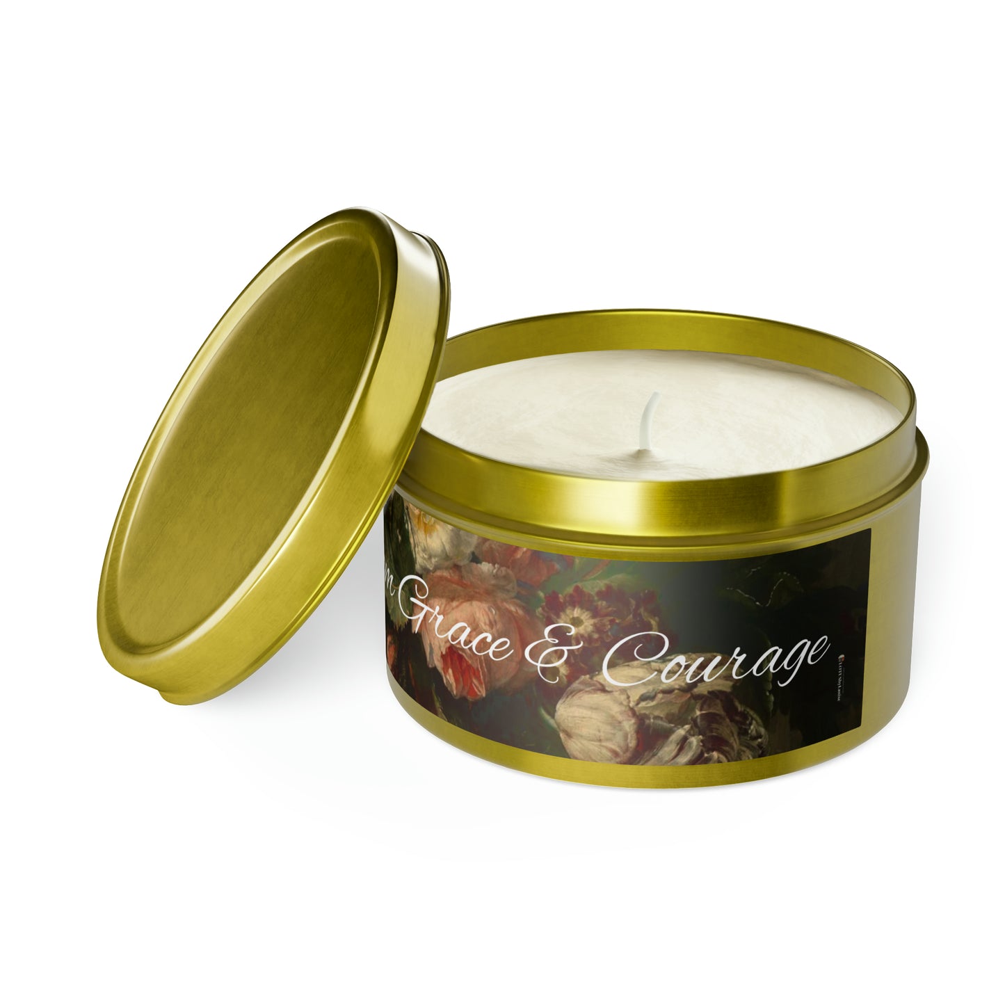 1Mindful wisdom Grace and Courage Tin Candles