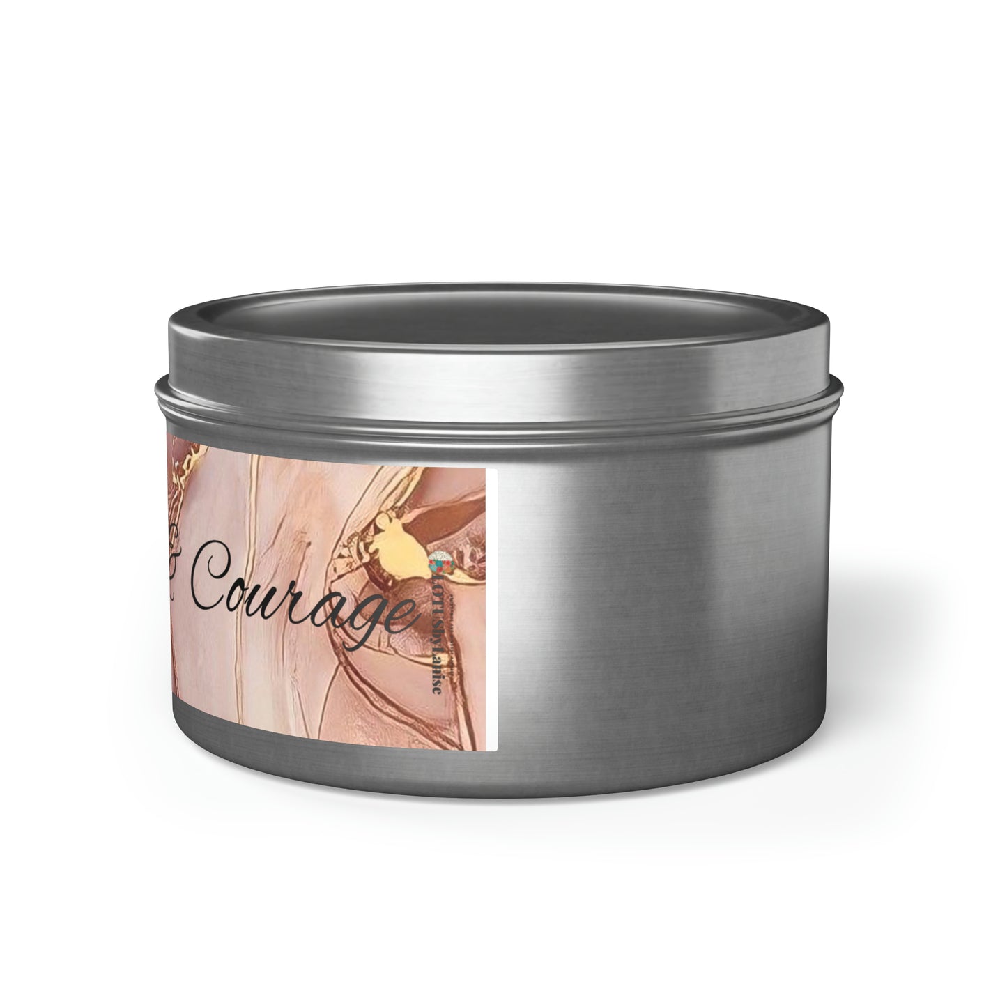 Mindful wisdom Grace and Courage Tin Candles