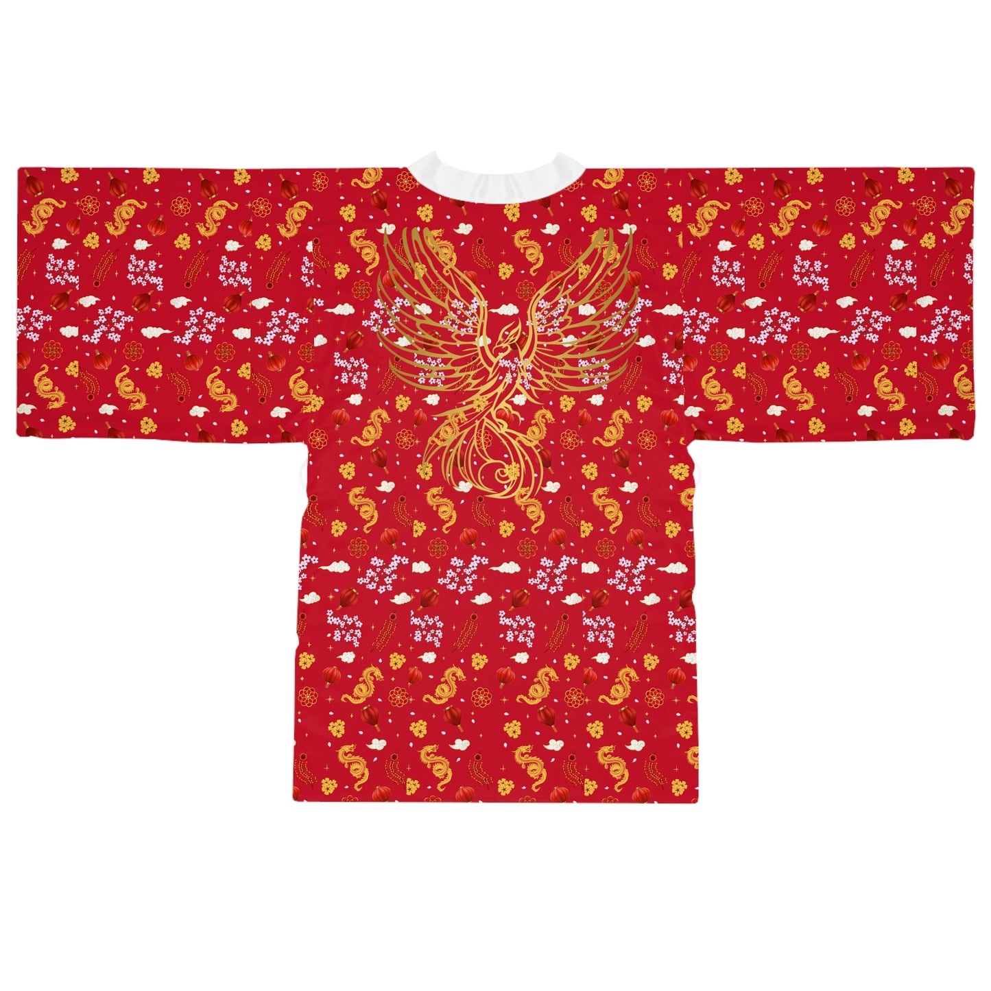 Never broken Phoenix Long Sleeve Kimono Robe