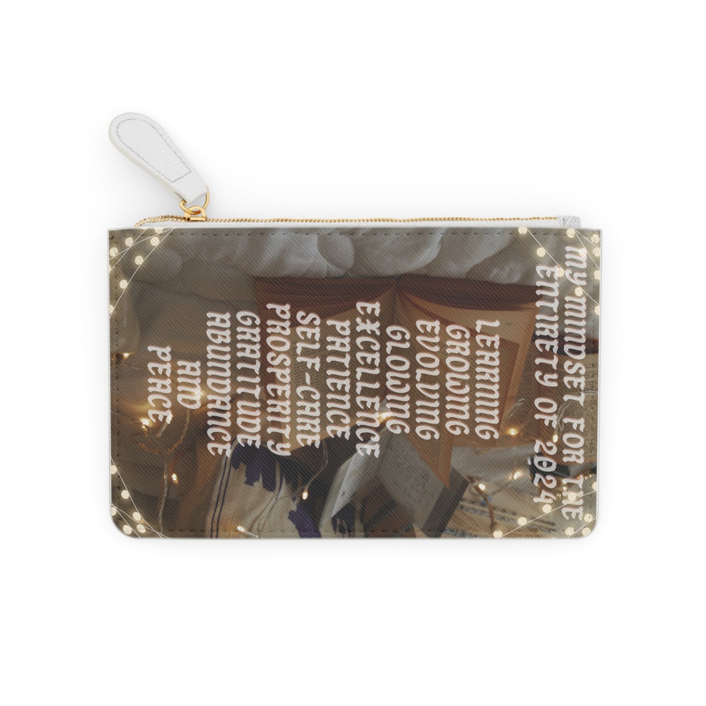 2024 mindset affirmation Mini Clutch Bag