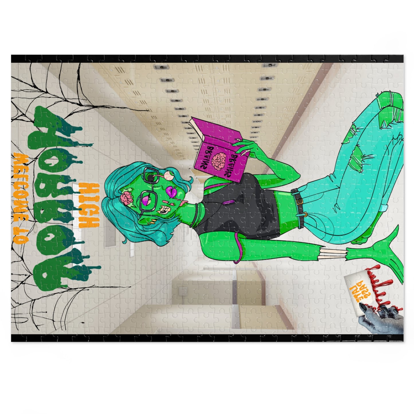 Zombie girl Jigsaw Puzzle (30, 110, 252, 500-Piece)