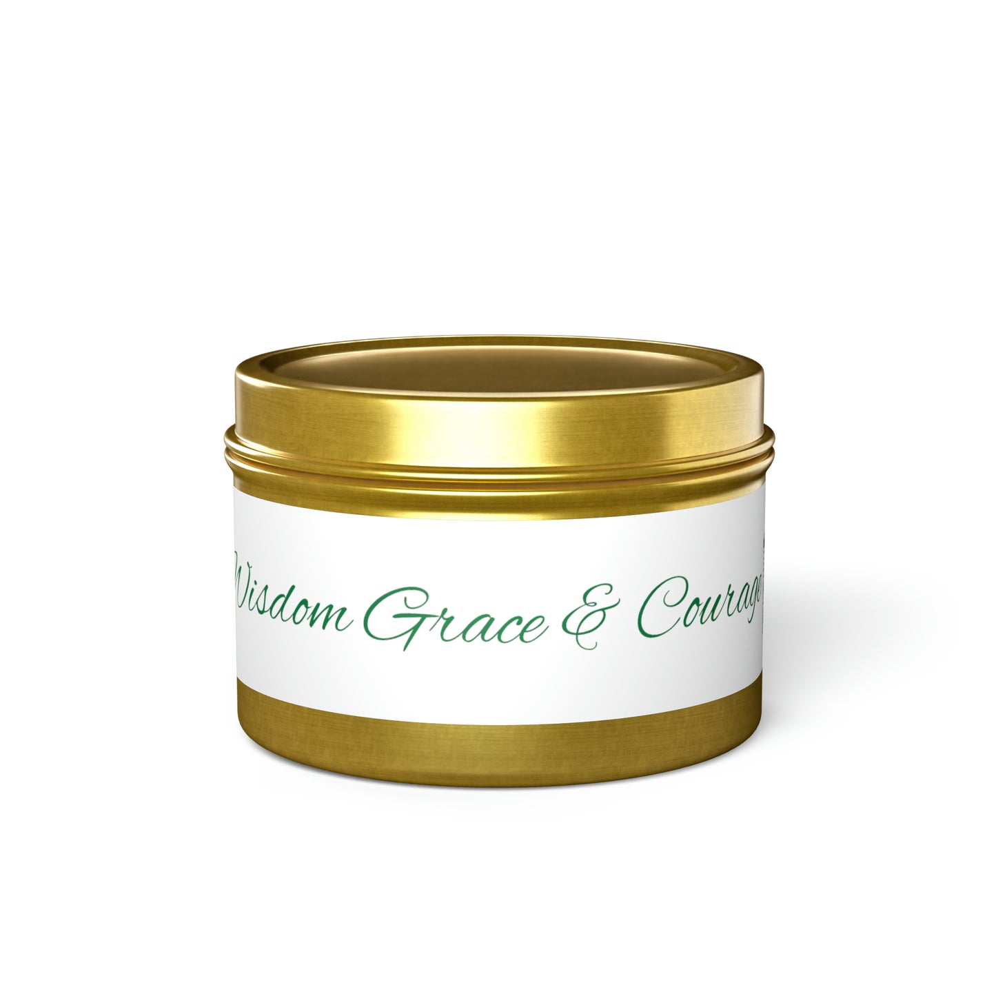 Mindful wisdom Grace and Courage Tin Candles