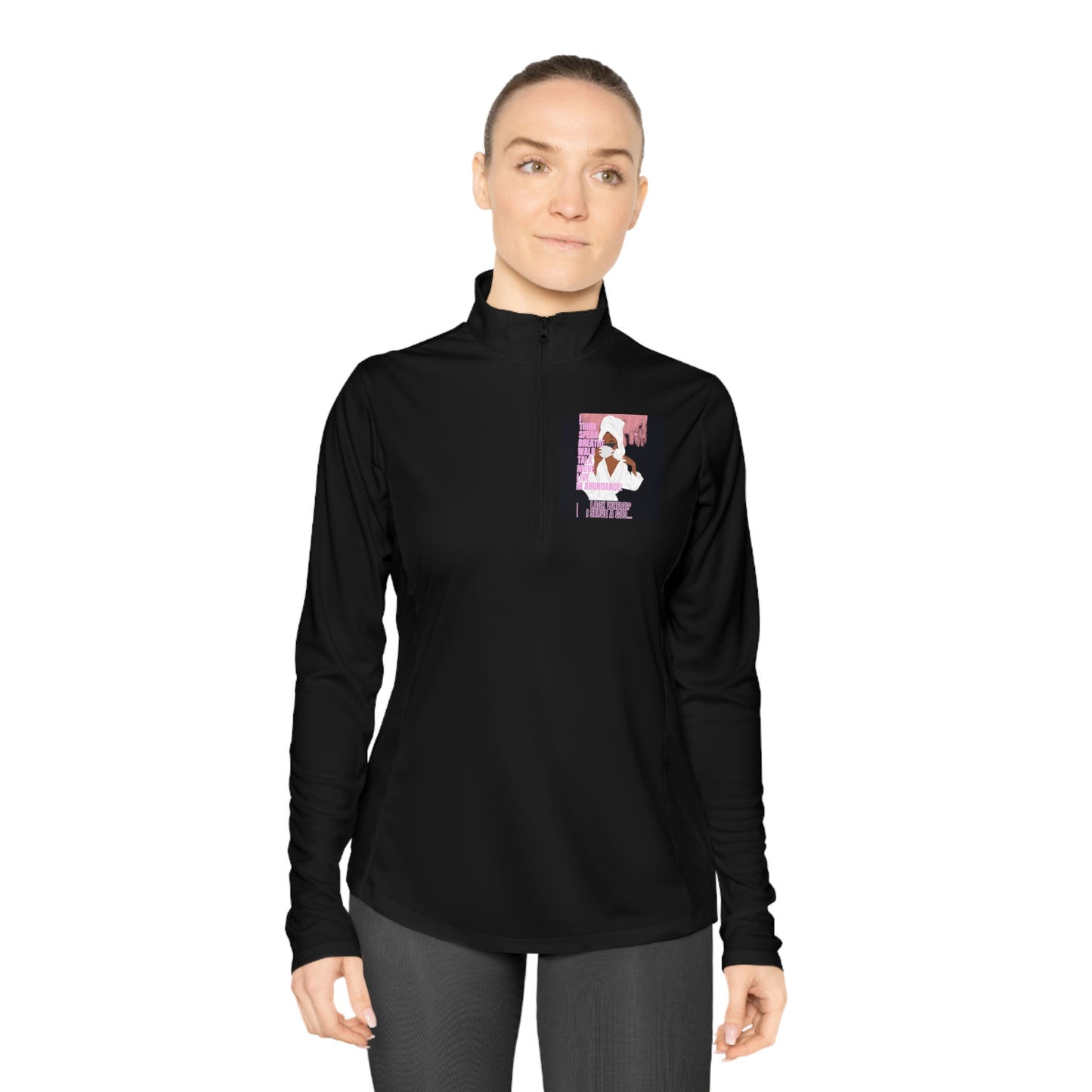 Abundance Ladies Quarter-Zip Pullover