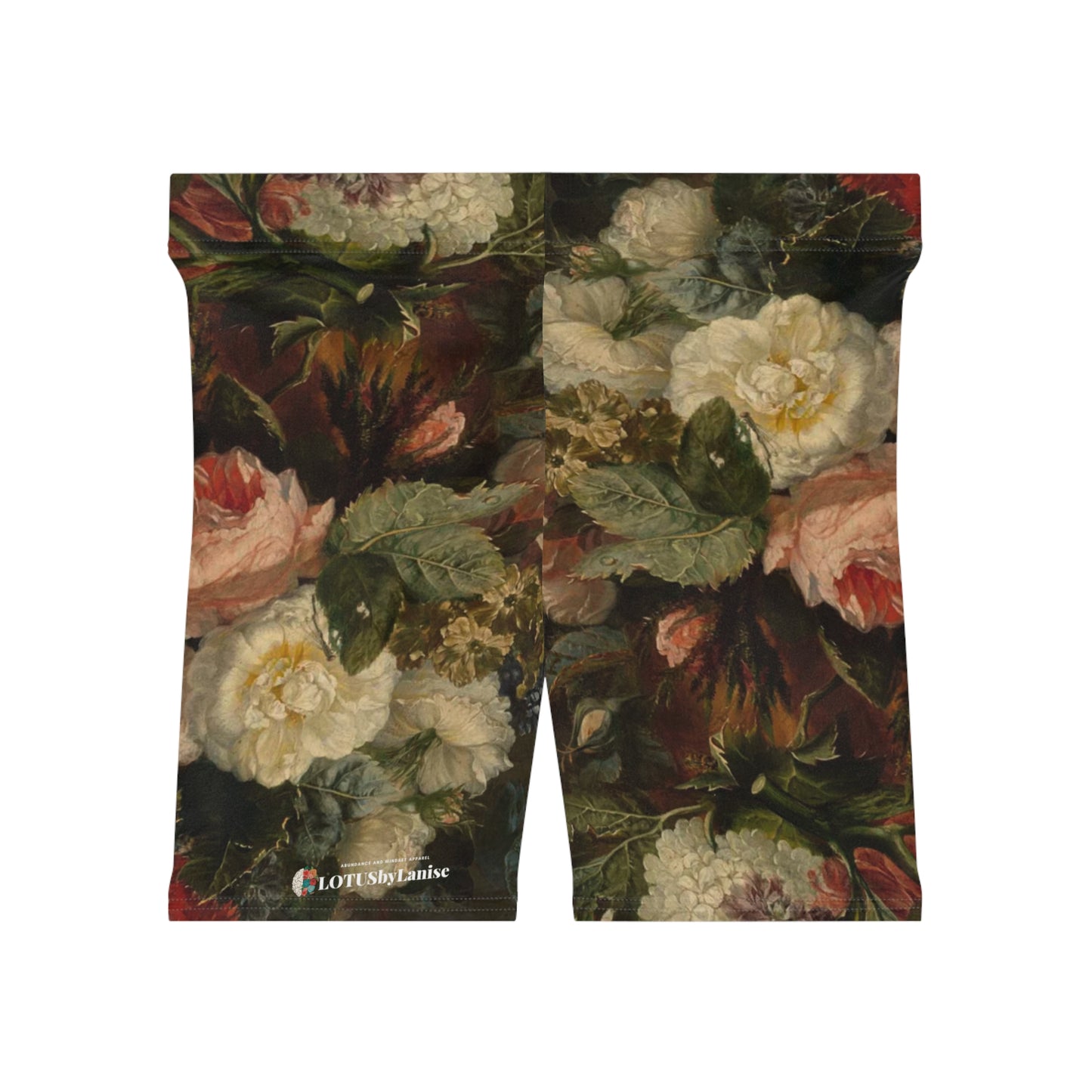 Vintage Rose Women's Biker Shorts (AOP)