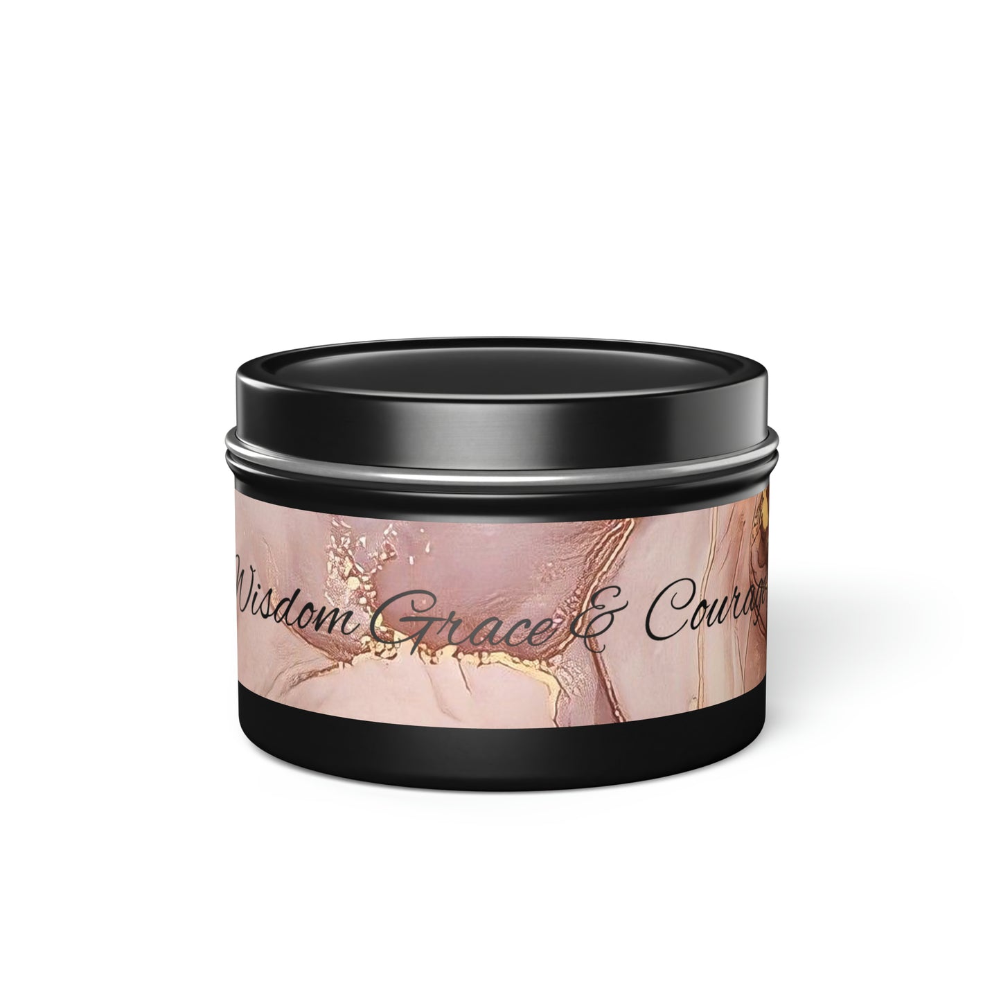 Mindful wisdom Grace and Courage Tin Candles