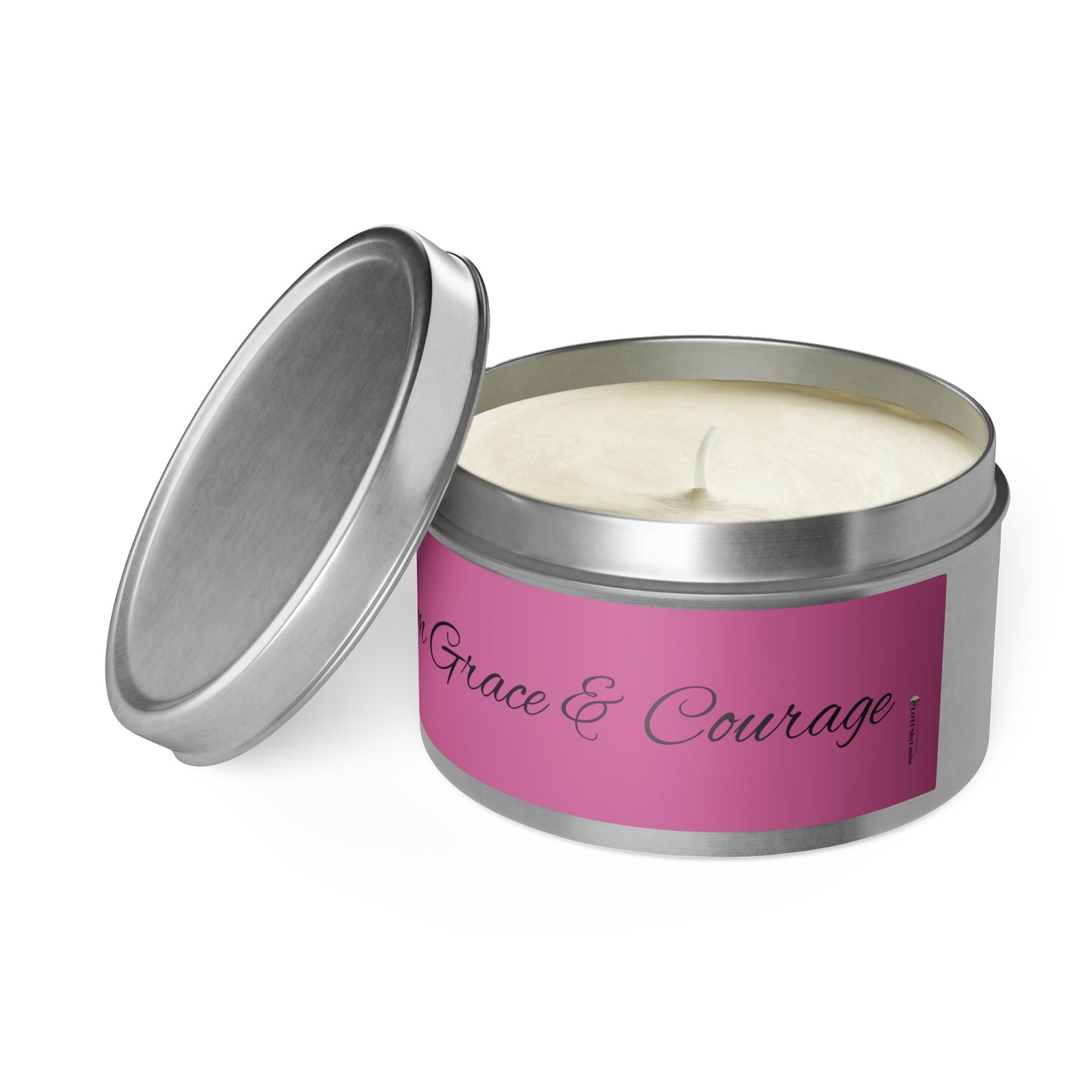 Mindful wisdom Grace and Courage Tin Candles