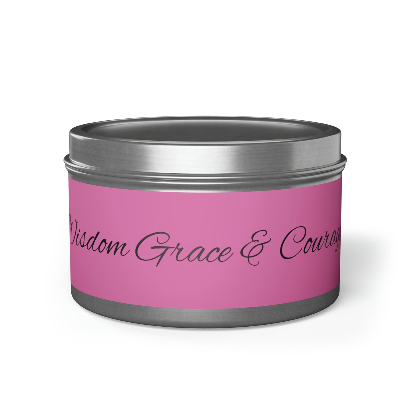 Mindful wisdom Grace and Courage Tin Candles