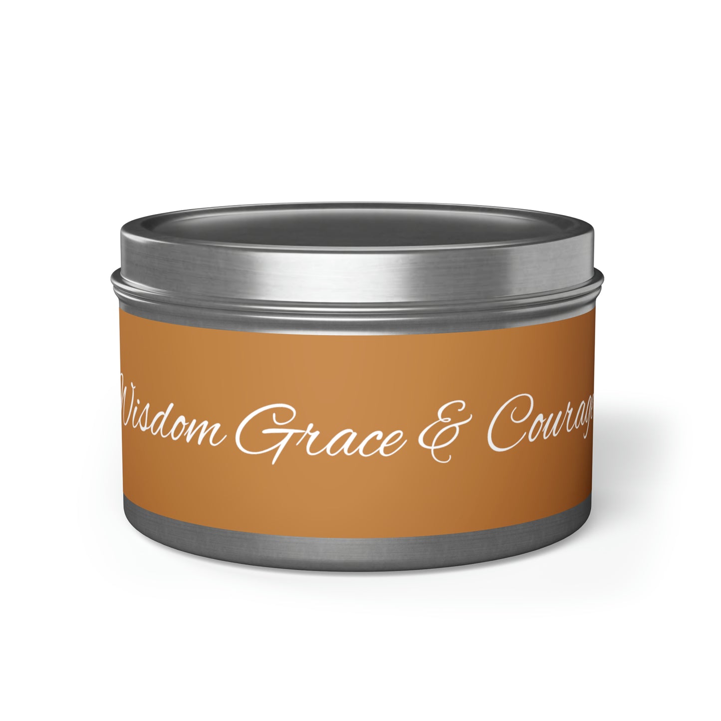 Mindful wisdom Grace and Courage Tin Candles