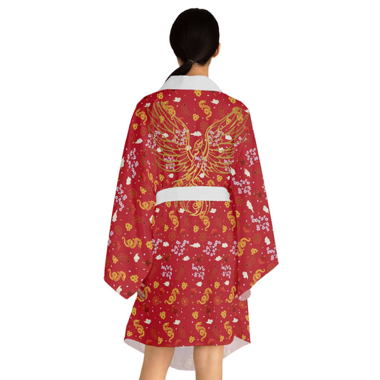 Never broken Phoenix Long Sleeve Kimono Robe