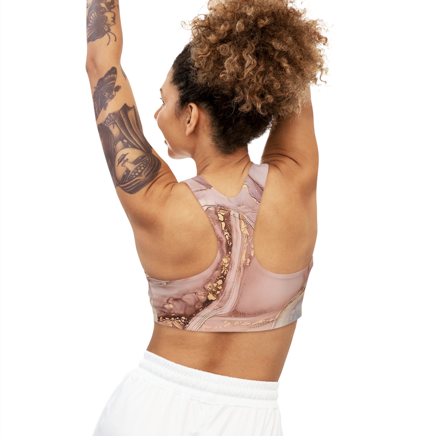 Faith over fear Seamless Sports Bra (AOP)