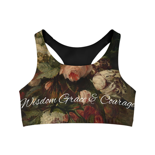 Wisdom grace Courage Seamless Sports Bra