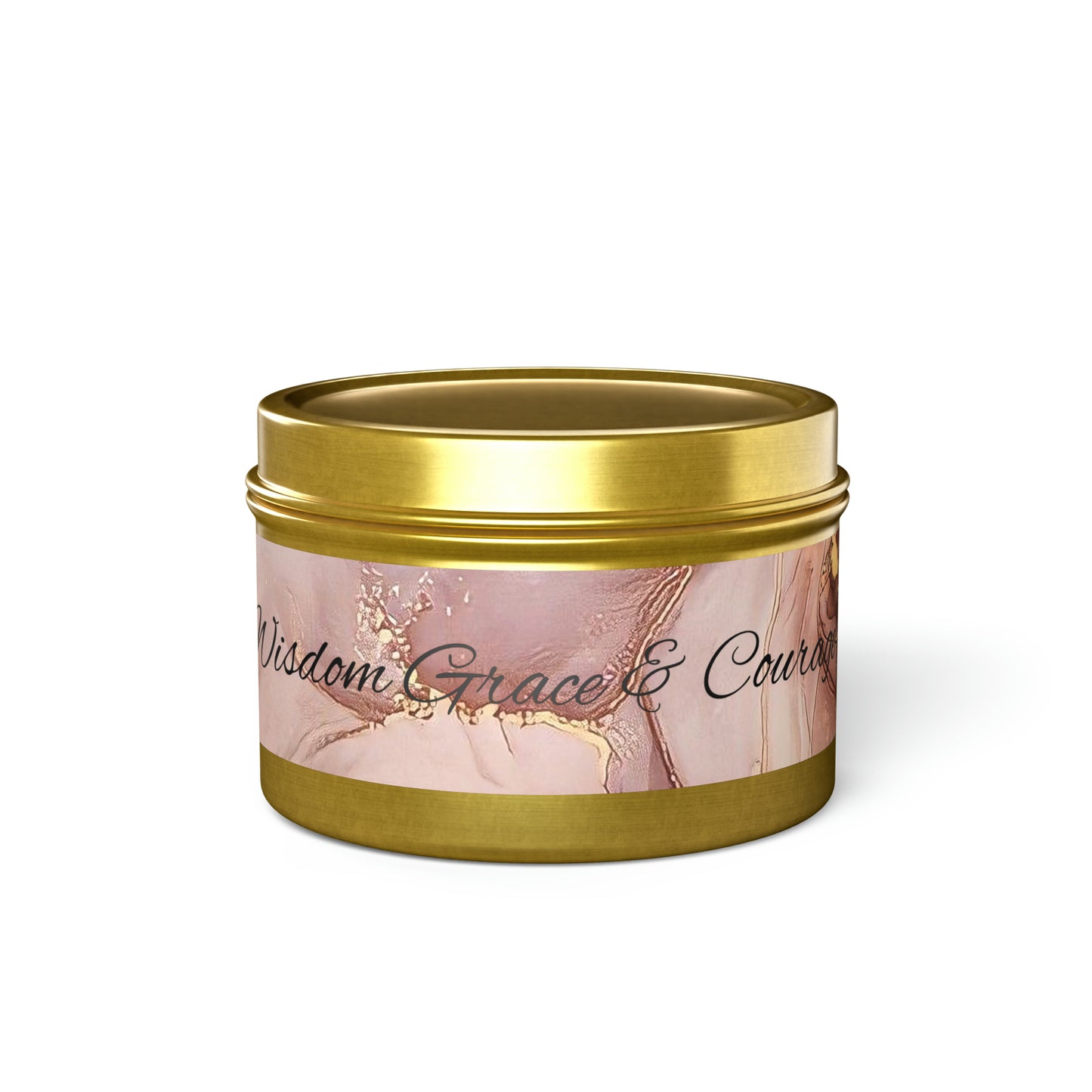 Mindful wisdom Grace and Courage Tin Candles