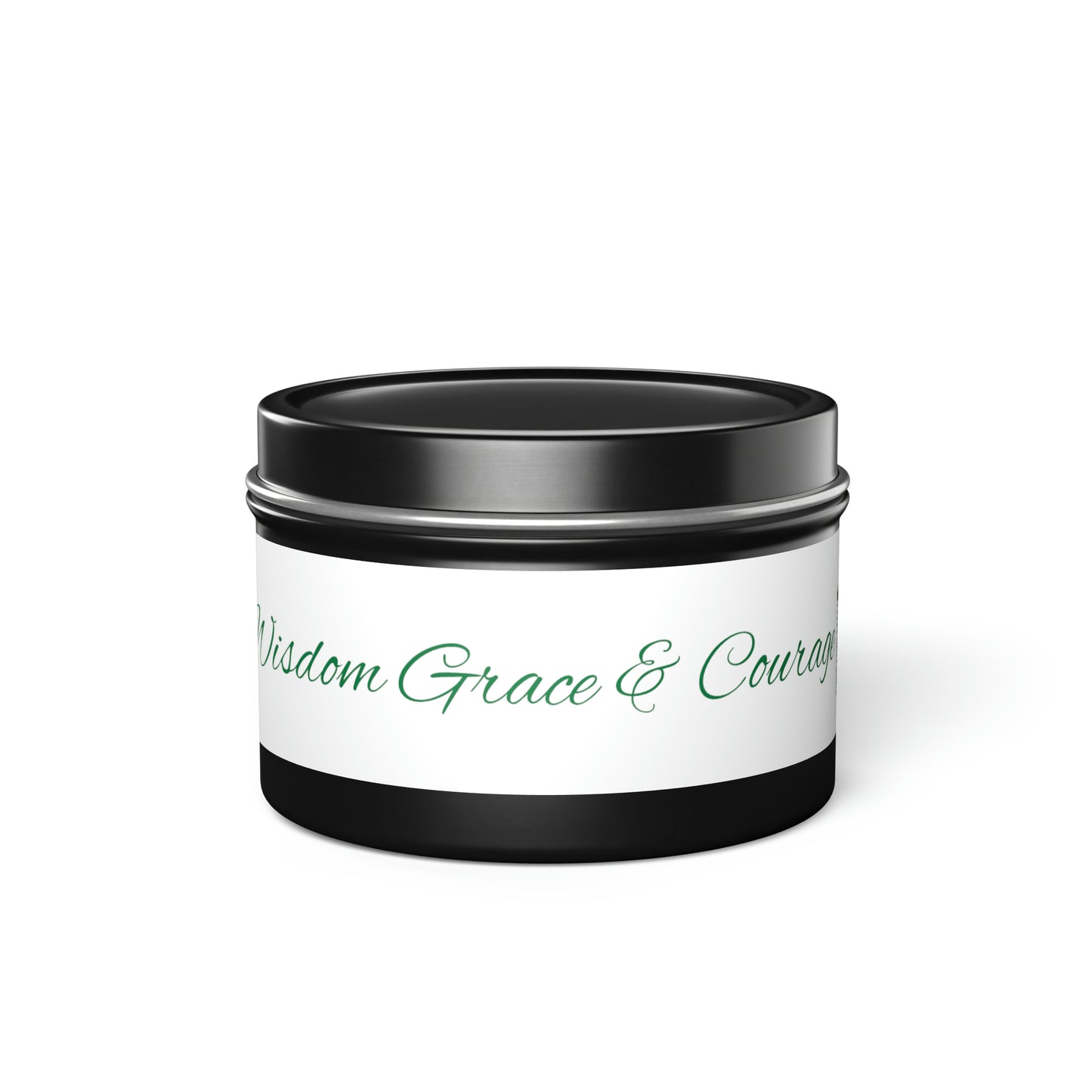 Mindful wisdom Grace and Courage Tin Candles