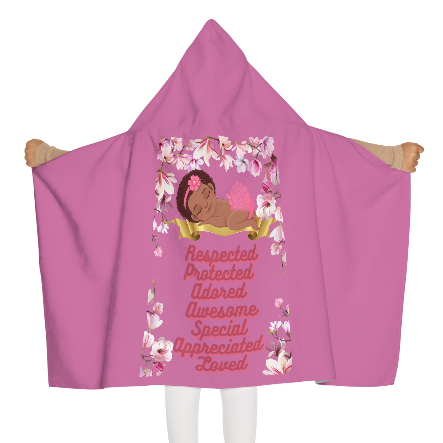 You are loved Youth Girl Hooded Towel