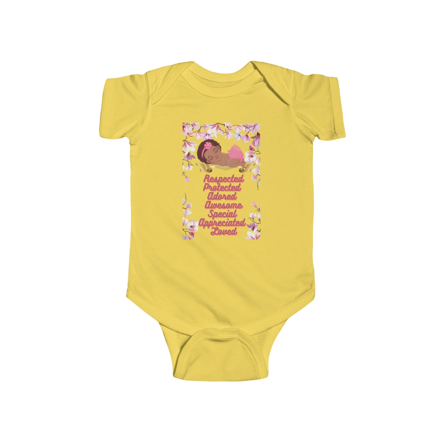 You are loved Infant Fine Jersey Bodysuit